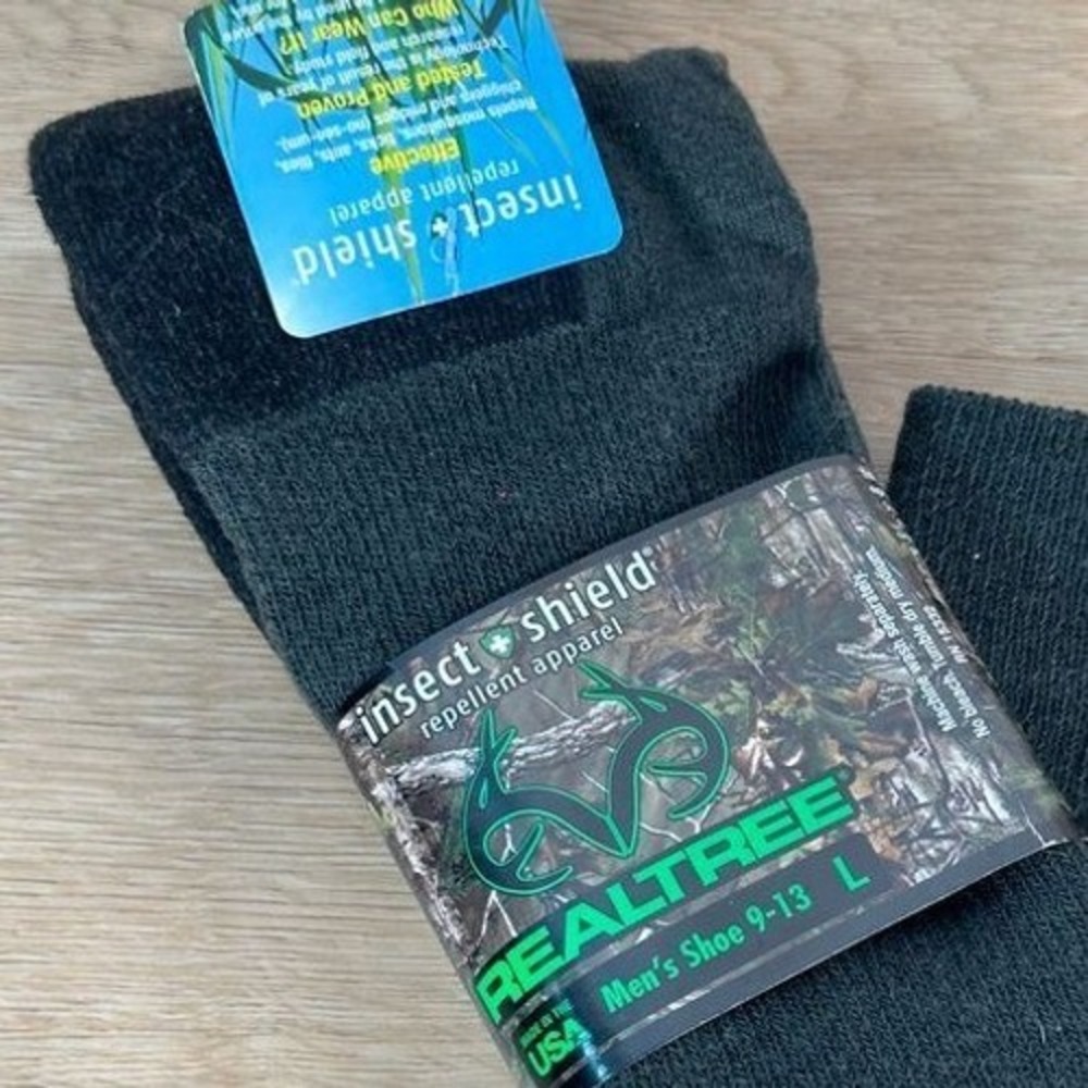 Realtree Men's Boot Socks Hunting Olive Green – Size 9–13 NEW